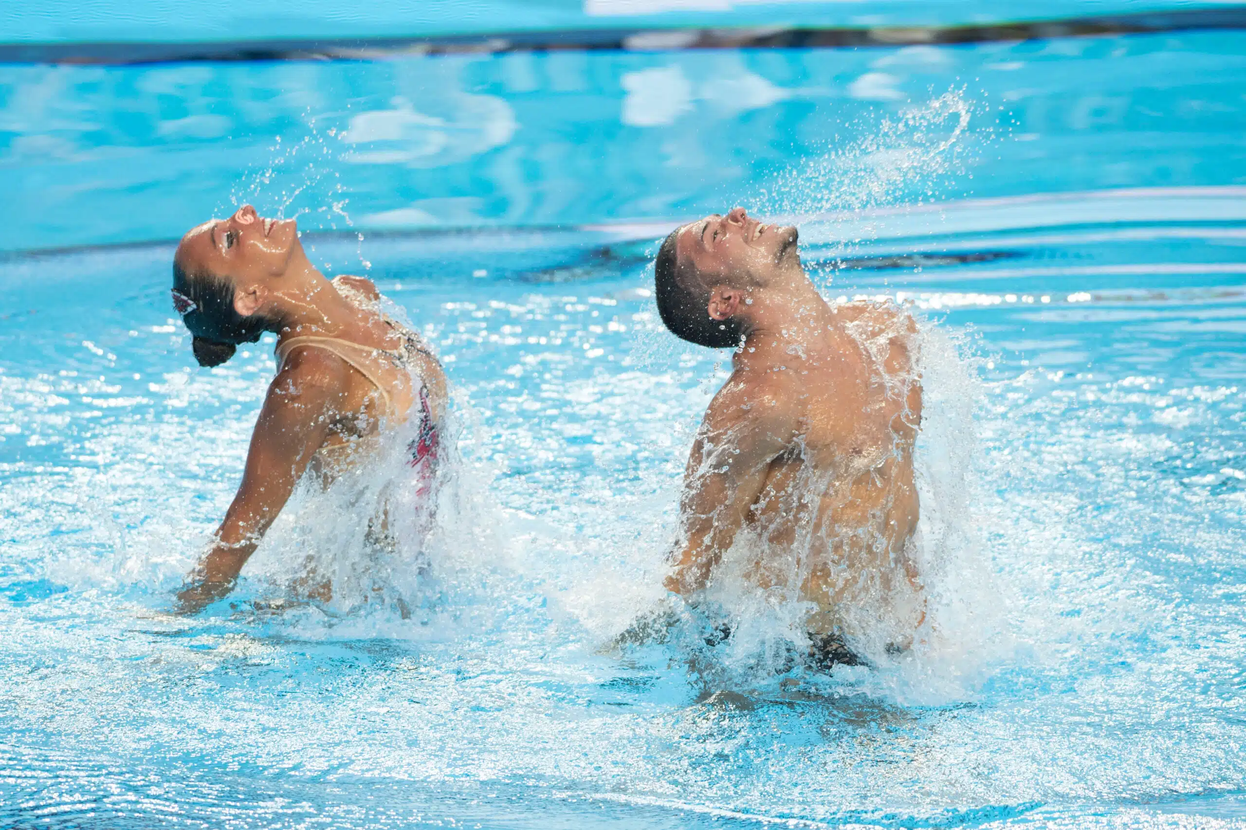 Giorgio Minisini e il nuoto sincronizzato