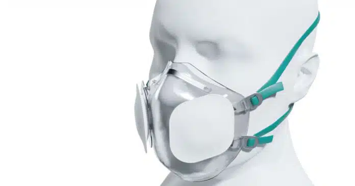 Mascherina Trasparente Teal Bio